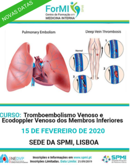 2ª edição do Curso de Tromboembolismo Venoso e Ecodoppler Venoso dos Membros Inferiores