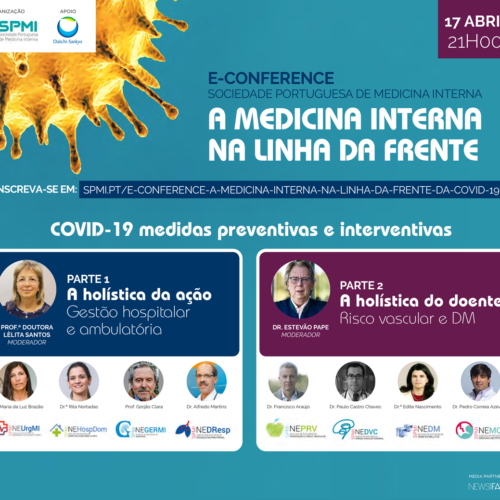 E-conference: A Medicina Interna na linha da frente da COVID-19