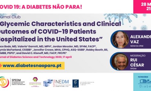 Webinar “Covid-19: A Diabetes não para” dia 28 de Maio