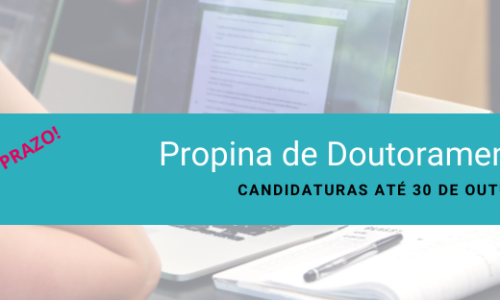 Candidaturas Propina de Doutoramento 2020