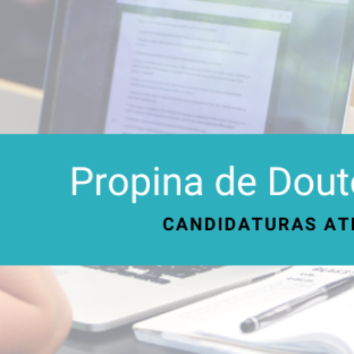 Candidaturas Propina de Doutoramento 2020