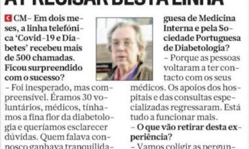 Estevão Pape faz balanço da Linha “Covid-19 e Diabetes” no CM