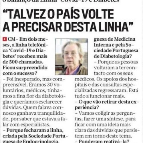 Estevão Pape faz balanço da Linha “Covid-19 e Diabetes” no CM