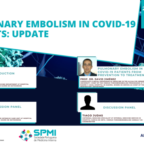 Webinar Pulmonary Embolism in COVID-19 patients: update 