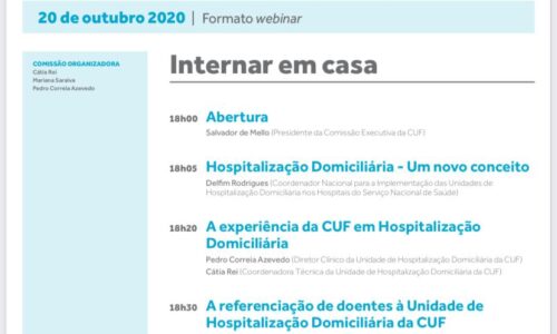 Webinar Hospitalização Domiciliária CUF – Internar em Casa