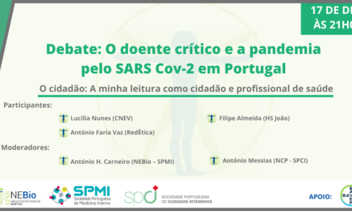 Debate Online: O doente critico e a pandemia em Portugal