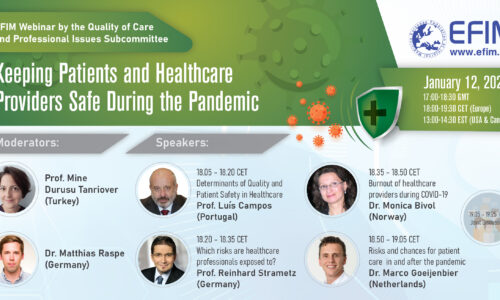 EFIM Webinar – Keeping Patients and Healthcare Providers Safe During the Pandemic