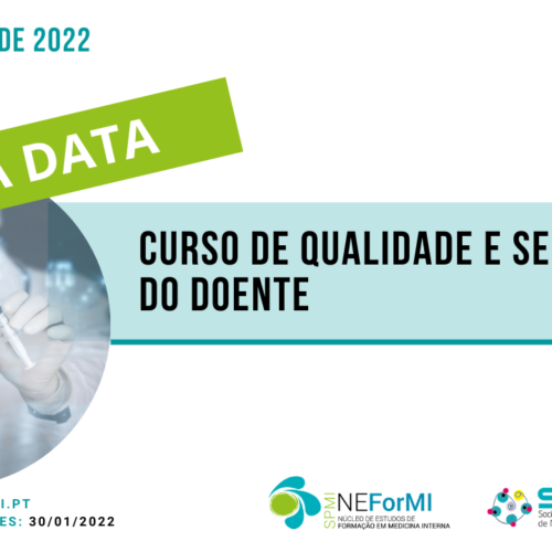 Curso de Qualidade e Segurança do Doente