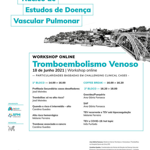 WORKSHOP TROMBOEMBOLISMO VENOSO  – PARTICULARIDADES BASEADAS EM CHALLENGING CLINICAL CASES