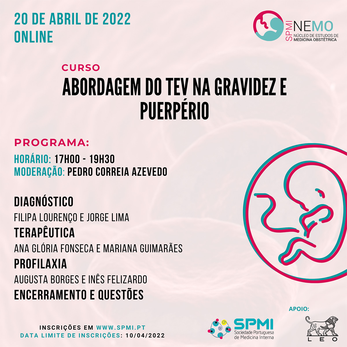 Curso Abordagem do TEV na Gravidez e Puerpério