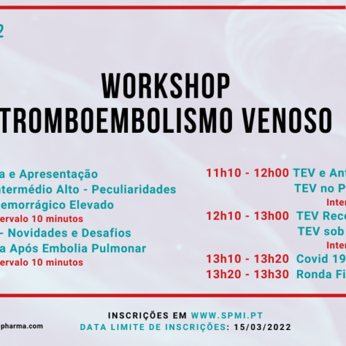 WORKSHOP TROMBOEMBOLISMO VENOSO