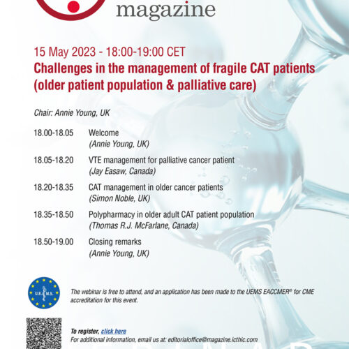 WEBINAR – «Challenges in the management of fragile CAT patients”
