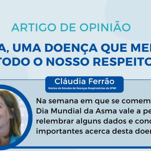 Asma, uma doença que merece todo o nosso respeito!