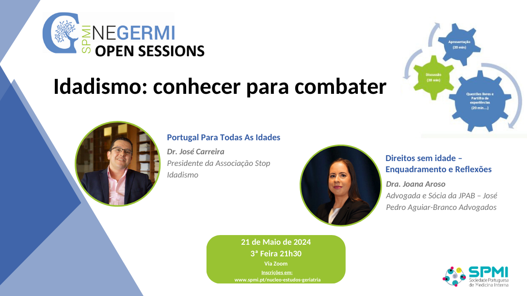 Idadismo conhecer para combater Idadismo conhecer para combater