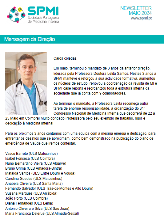 Newsletter Maio SPMI