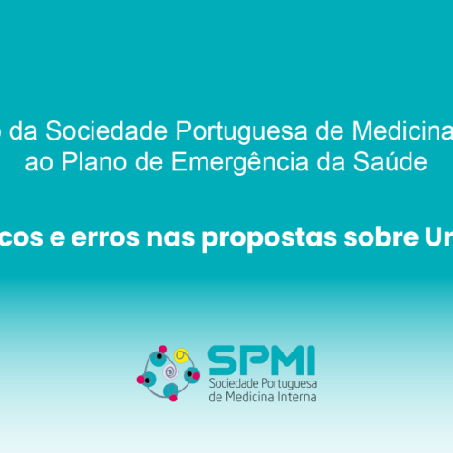 SPMI aponta equívocos e erros nas propostas sobre Urgência do Plano de Emergência da Saúde