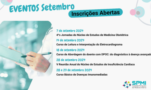 Eventos em Setembro, com inscrições abertas!