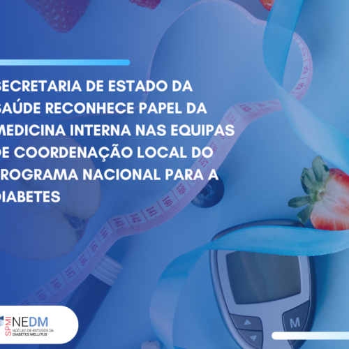 Secretaria de Estado da Saúde reconhece relevância da Medicina Interna nas Equipas de Coordenação Local do Programa Nacional para a Diabetes