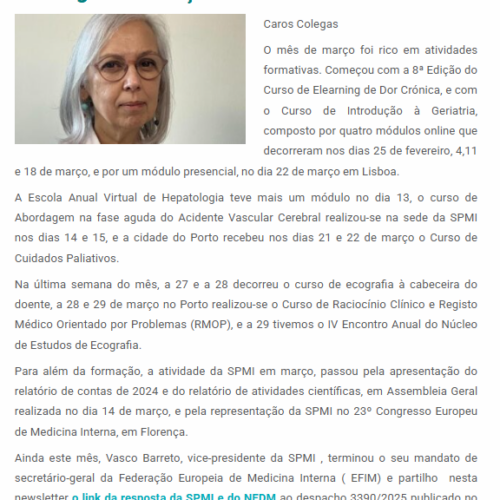 Newsletter Março 2025