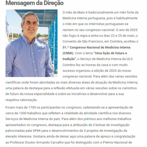 Newsletter Maio 2025
