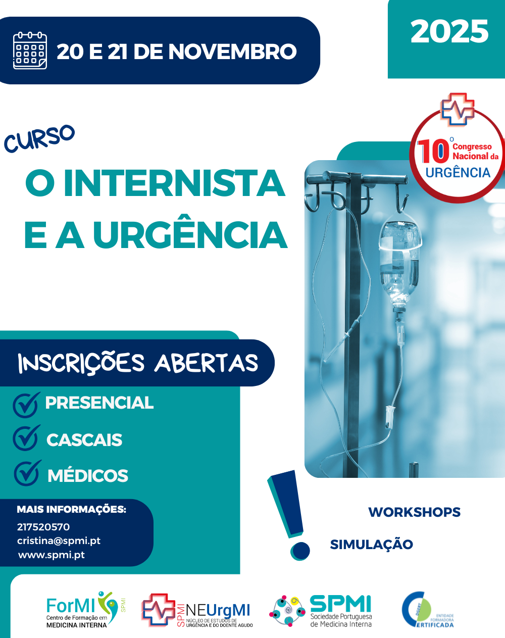 Curso o Internista e a Urgência Curso o Internista e a Urgência