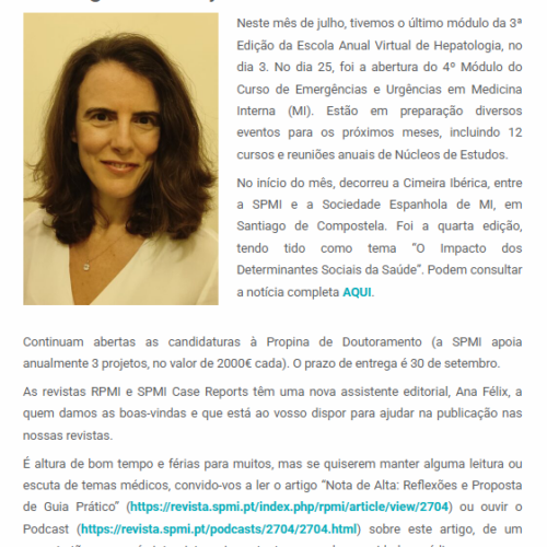 Newsletter Julho 2025