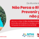 Não Perca o Ritmo: Prevenir para não parar