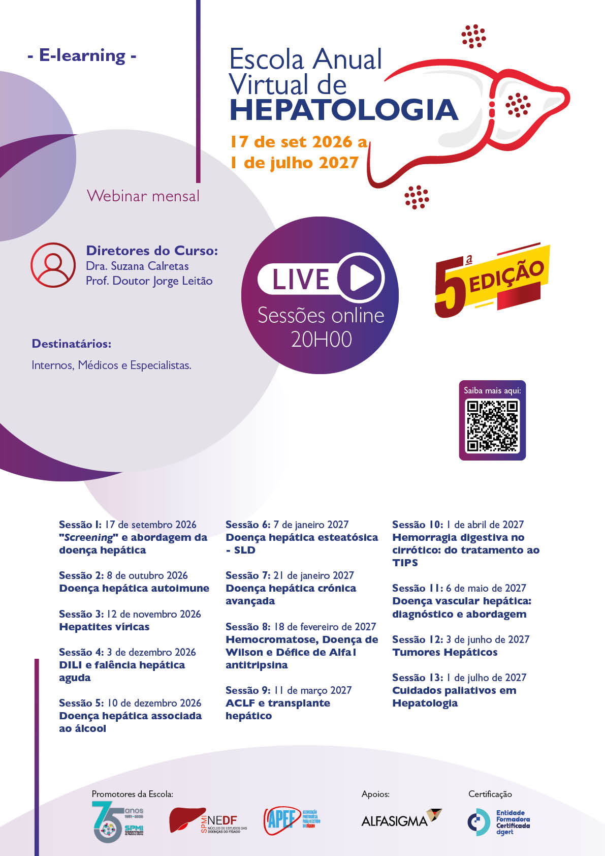 Escola Anual Virtual de Hepatologia Escola Anual Virtual de Hepatologia