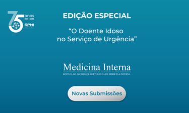 Submissões para a edição especial da Revista Portuguesa de Medicina Interna dedicada ao tema «O Doente Idoso no Serviço de Urgência»