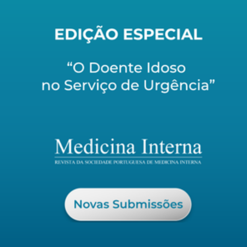 Submissões para a edição especial da Revista Portuguesa de Medicina Interna dedicada ao tema «O Doente Idoso no Serviço de Urgência»