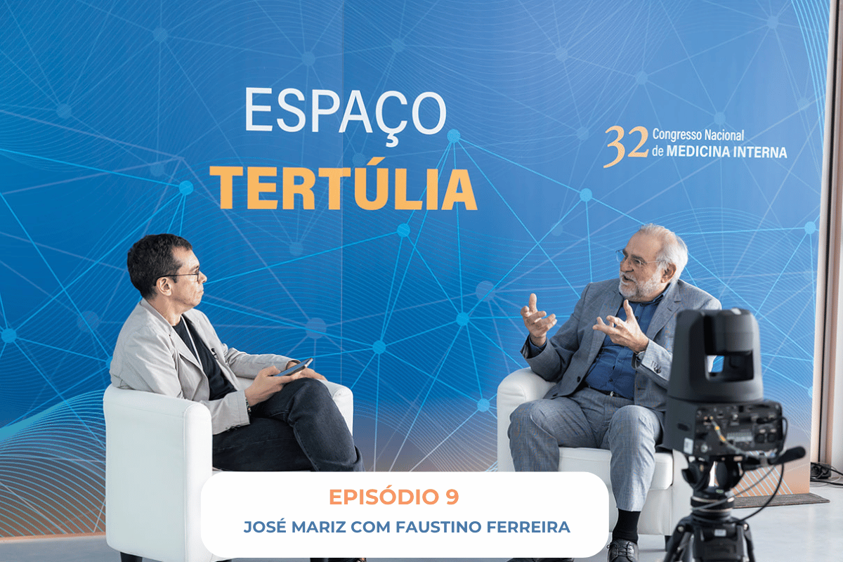 9ª Tertúlia Sou Internista | A conversa entre José Mariz e Faustino Ferreira 9ª Tertúlia Sou Internista | A conversa entre José Mariz e Faustino Ferreira