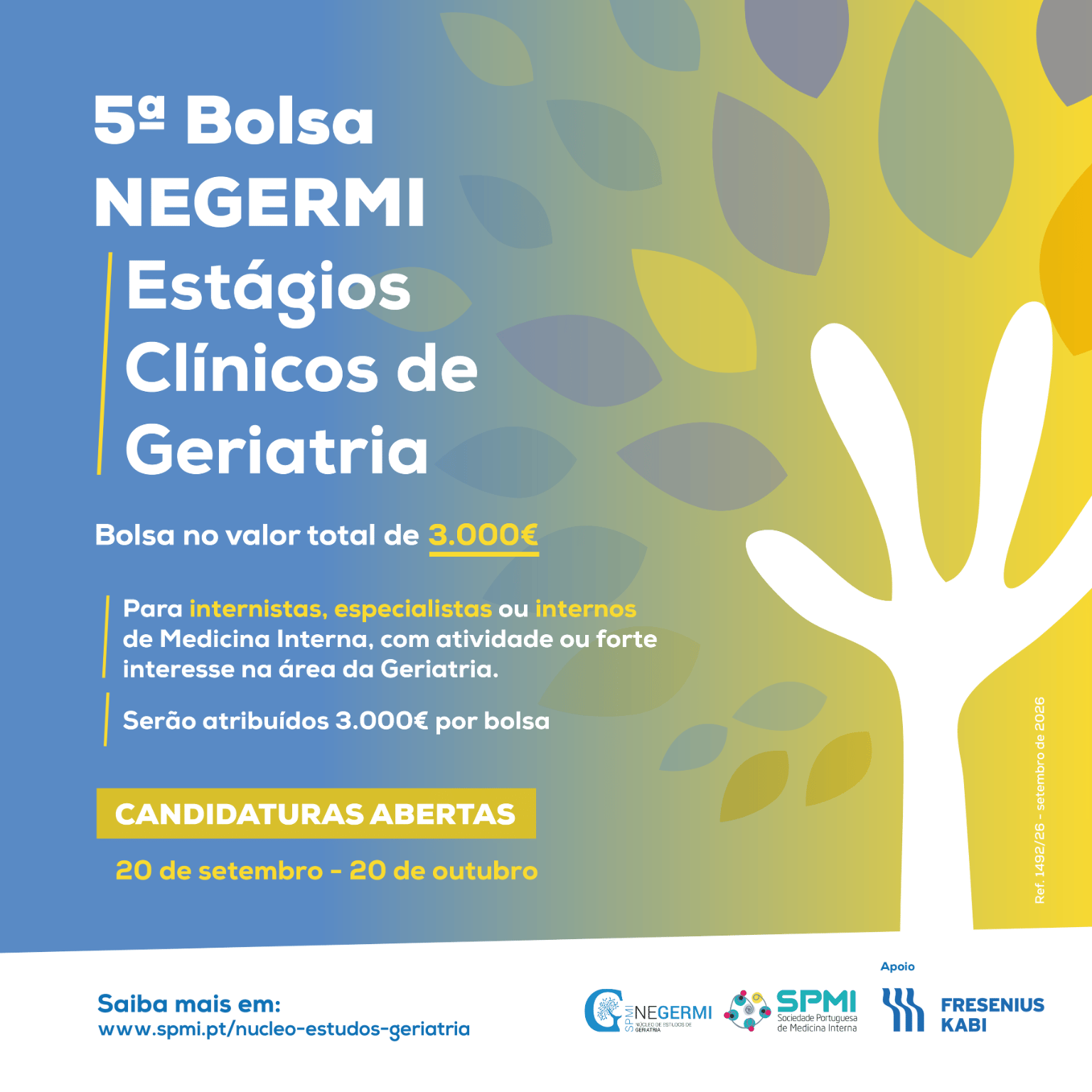 5ª Bolsa NEGERMI Estagios Clinicos de Geriatria
