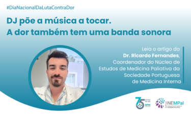 DJ põe a música a tocar. A dor também tem uma banda sonora