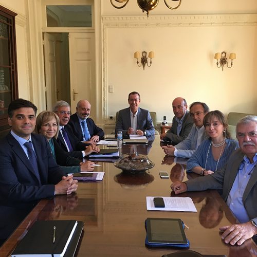 Reunião da direcção da SPMI e do colégio de Medicina Interna com o Bastonário da Ordem dos Médicos, Dr. Miguel Guimarães