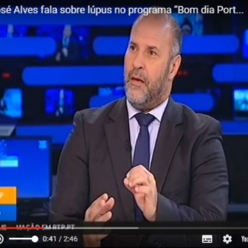 Prof. José Alves fala sobre lúpus no programa “Bom dia Portugal” da RTP