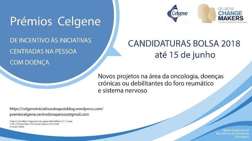 Celgene lança bolsa no valor de 10 mil Euros para novos projetos 